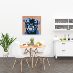Toile 24 x 24 - Flash le carlin