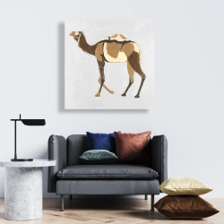 Toile 24 x 24 - Dromadaire rétro