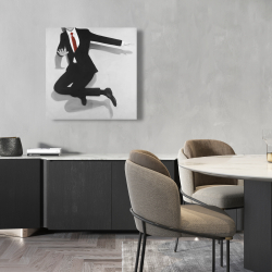 Canvas 24 x 24 - Classical jumping man