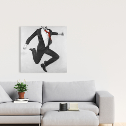 Canvas 24 x 24 - Happy classic man