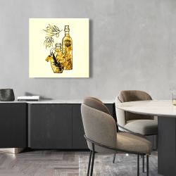 Toile 24 x 24 - Huile d'olive artisanale