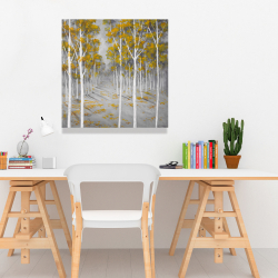 Canvas 24 x 24 - Birch forest