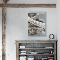 Canvas 24 x 36 - Twisted boat rope