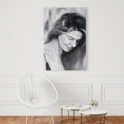 Toile 24 x 36 - Portrait de femme souriante
