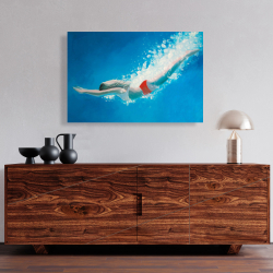 Toile 24 x 36 - Plongeons