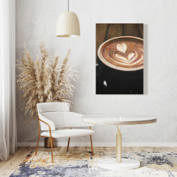 Canvas 24 x 36 - Artistic cappuccino