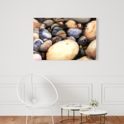 Toile 24 x 36 - Cailloux de plage