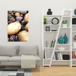 Toile 24 x 36 - Cailloux de plage