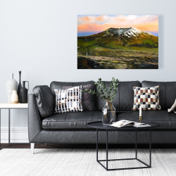 Toile 24 x 36 - Vue montagneuse