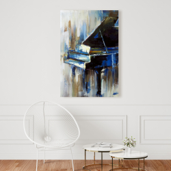 Toile 24 x 36 - Piano à queue abstrait