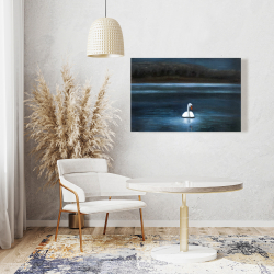 Toile 24 x 36 - Magnifique cygne