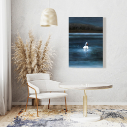 Toile 24 x 36 - Magnifique cygne