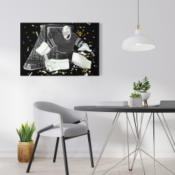 Toile 24 x 36 - Gardien de but hockey