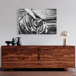 Canvas 24 x 36 - Vintage airplane propeller