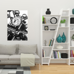 Canvas 24 x 36 - Realistic motorcycle
