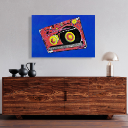 Toile 24 x 36 - Radio cassette