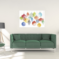 Toile 24 x 36 - Boules de noël