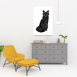 Canvas 24 x 36 - Geometric fox