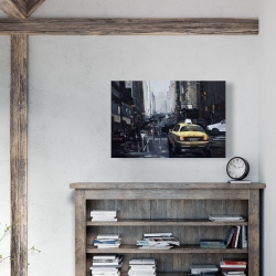 Canvas 24 x 36 - New york in the dark