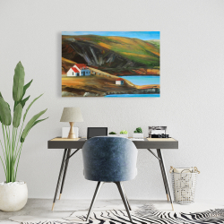 Toile 24 x 36 - Vallée écossaise par une belle journée