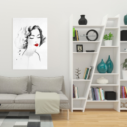 Canvas 24 x 36 - Watercolor woman