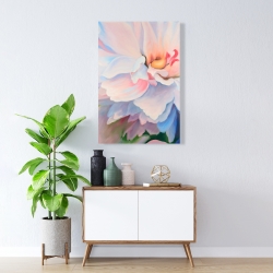 Toile 24 x 36 - Fleur aux teintes pastel
