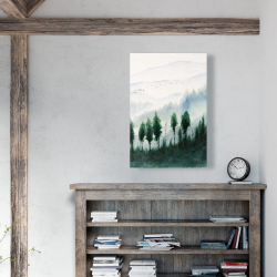 Toile 24 x 36 - Paysage à l'aquarelle