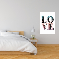 Canvas 24 x 36 - Colorful love