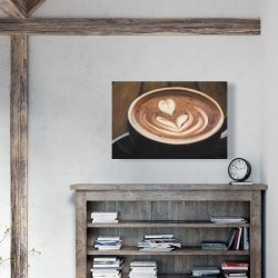 Canvas 24 x 36 - Artistic cappuccino