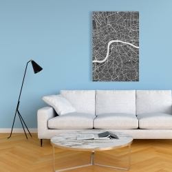 Canvas 24 x 36 - London city plan