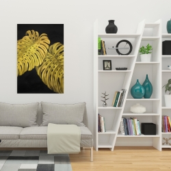 Canvas 24 x 36 - Gold monstera