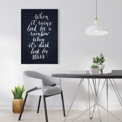 Canvas 24 x 36 - Rainbow and stars