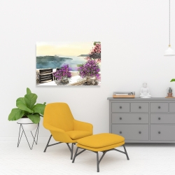 Toile 24 x 36 - Vue sur la mer méditerranée