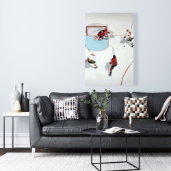Canvas 24 x 36 - Eventful hockey game