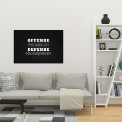 Canvas 24 x 36 - Offense wins games...