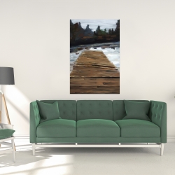 Toile 24 x 36 - Lac & quai