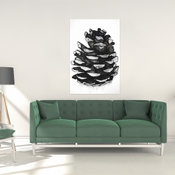 Toile 24 x 36 - Cocotte de pin