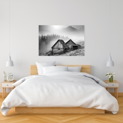 Canvas 24 x 36 - Mountain carpathian village