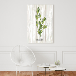 Toile 24 x 36 - Romarin sur bois