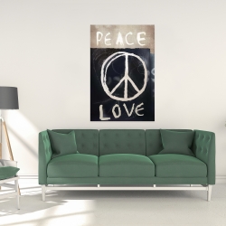 Canvas 24 x 36 - Peace love