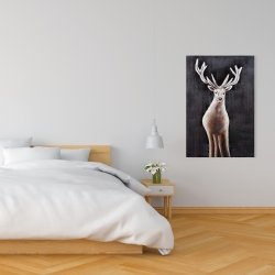 Toile 24 x 36 - Chevreuil solitaire