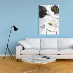 Canvas 24 x 36 - Assorted white flowers