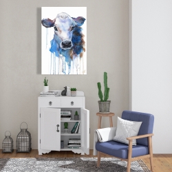 Canvas 24 x 36 - Watercolor jersey cow