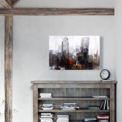 Canvas 24 x 36 - Obscure city