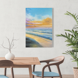 Toile 24 x 36 - Coucher de soleil tropical à couper le souffle