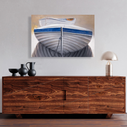 Canvas 24 x 36 - Two canoe boats