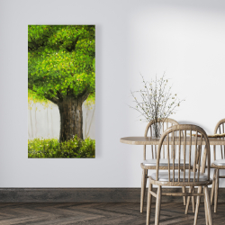 Canvas 24 x 48 - Big green tree