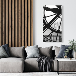 Canvas 24 x 48 - Clock at the orsay museum