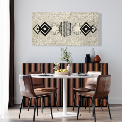 Canvas 24 x 48 - Dotted shapes