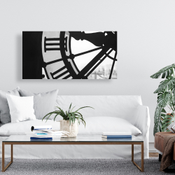 Canvas 24 x 48 - Clock at the orsay museum